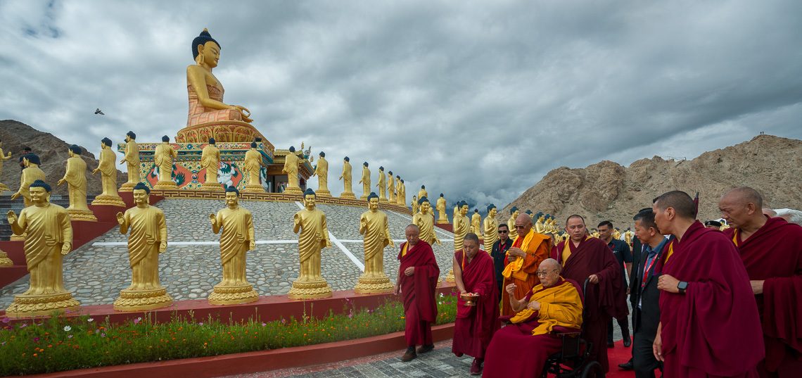 Visite du Centre international de méditation Mahabodhi