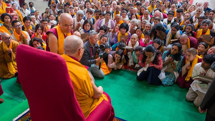 Discours aux étudiants de la Tibet House de New Delhi