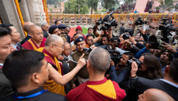 Pèlerinage au temple Mahabodhi 