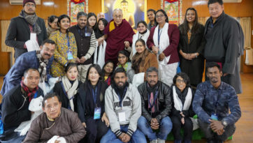 Rencontre avec de jeunes universitaires indiens