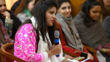 Interaction avec l’organisation des jeunes femmes de la FICCI (Fédération des Chambres de Commerce et de l’Industrie de l’Inde) 