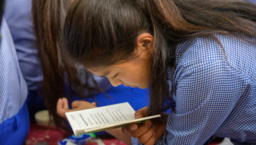 Enseignement pour les jeunes Tibétains
