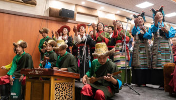 Célébration des 60 ans de l'Institut tibétain des arts du spectacle
