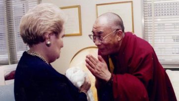 Condoléances pour Madeleine Albright