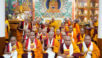 Premier jour de l'ordination de moine pleinement ordonné à Dharamsala